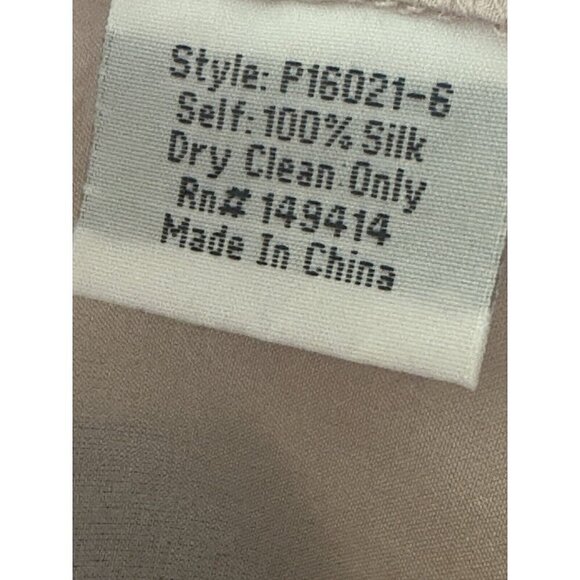 Johnny Was  Cielo Blouse Short Sleeve Blush Pink Silk Top Womens Large New‎ - Picture 7 of 7